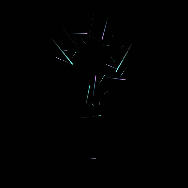 Snel effect. Beweging Neon Light Movement statisch — Stockvector