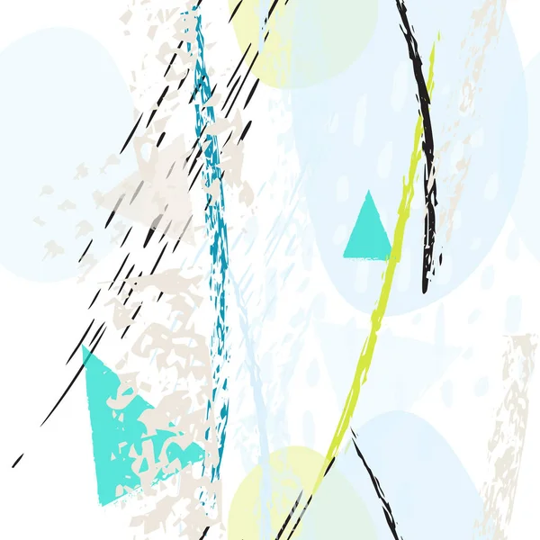 Collage Contemporary Textures. Artistic Modern — Stock Vector