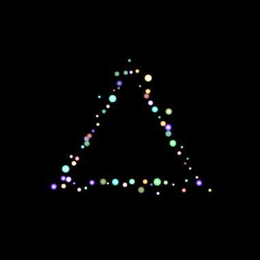 Parıldayan parlak gökkuşağı