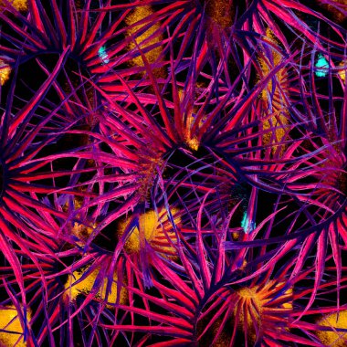 Orman Yazı Kusursuz Şekilde Tropikal Egzotik