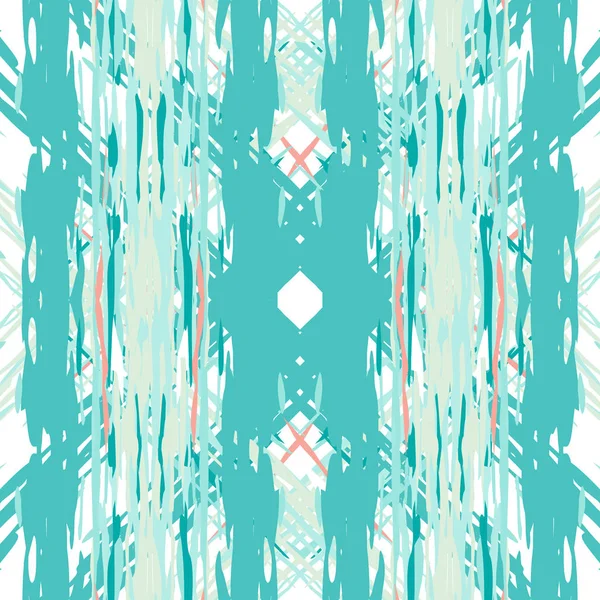 Ikat zökkenőmentes geometriai minta shibori felület — Stock Vector