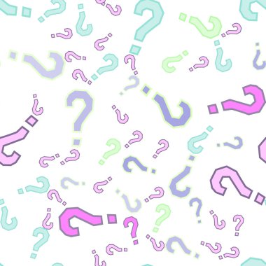 Kusursuz bir örnek. Soru işaretleri, şüphe, faq