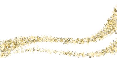 Altın parıltısı konfetisi parlıyor