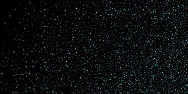 Mavi, turkuaz, turkuaz parıltılı yıldızlar, konfeti.