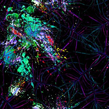 Orman Yazı Kusursuz Desen.