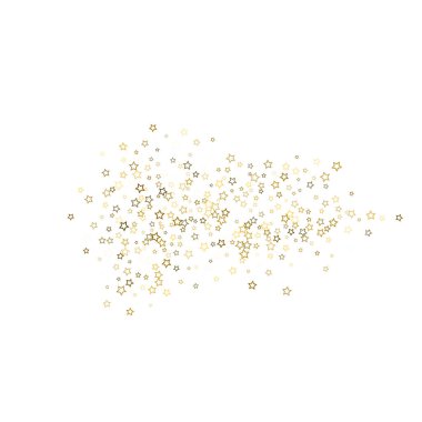 Altın parıltısı konfetisi parlıyor