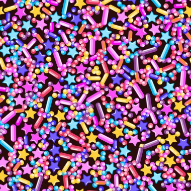 Kek Çöreği Şekerlemesi. Kusursuz Desen 