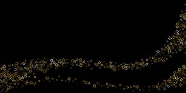 Altın parıltısı konfetisi parlıyor