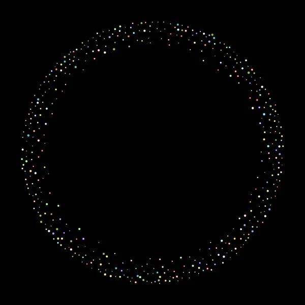 Csillámló irizáló holografikus szikra Confetti. — Stock Vector