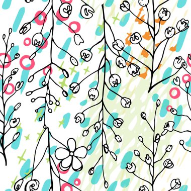 Sanatsal Yaratıcı Tropikal Siyah Beyaz Modern