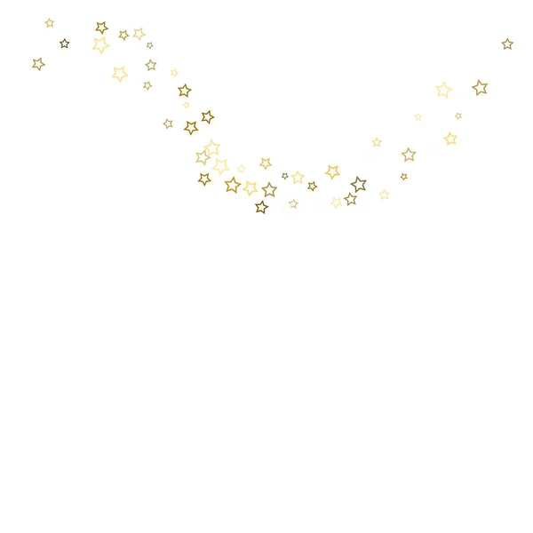 Brillo de oro confeti brillo — Vector de stock