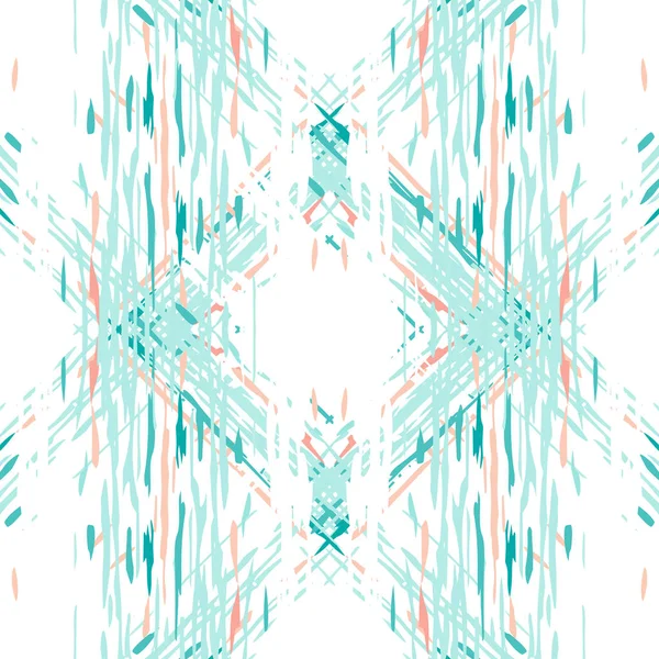 Ikat sömlös geometrisk mönster shibori yta — Stock vektor