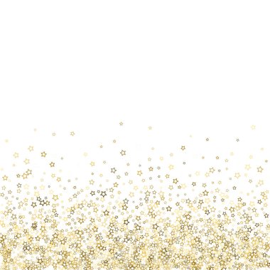 Parlayan Yıldızlar. Lüks Konfeti Küçük Altın Noel