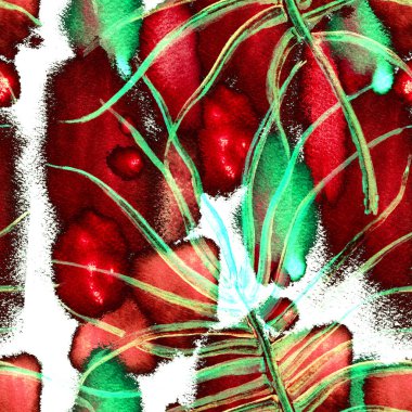 Orman Yazı Kusursuz Desen.