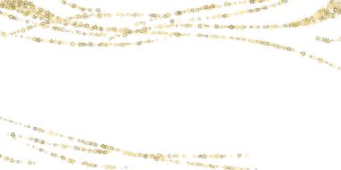 Parlayan Yıldızlar. Lüks Konfeti Küçük Altın Noel