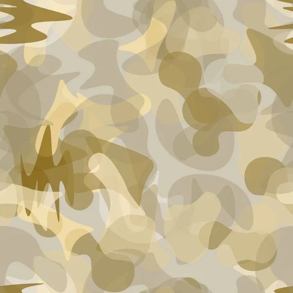 Camouflage Seamless Pattern. Military Camouflage — Stock Vector