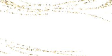 Altın parıltısı konfetisi parlıyor