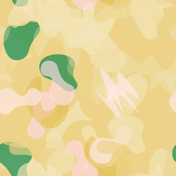 Camouflage Seamless Pattern. Military Camouflage — Stock Vector