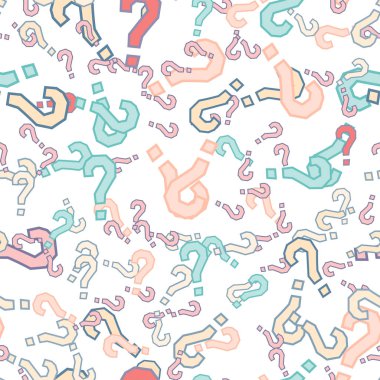 Kusursuz bir örnek. Soru işaretleri, şüphe, faq