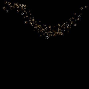 Altın parıltısı konfetisi parlıyor