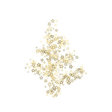 Altın parıltısı konfetisi parlıyor