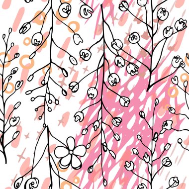 Sanatsal Yaratıcı Tropikal Siyah Beyaz Modern