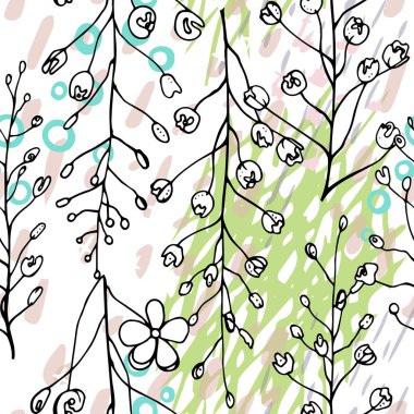 Sanatsal Yaratıcı Tropikal Siyah Beyaz Modern