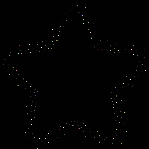Glitter Iridescent Holographic Sparkle Confetti. — Stock Vector