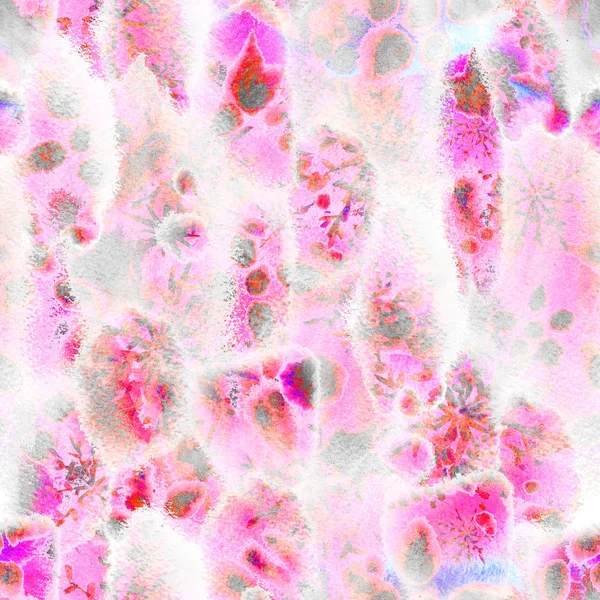 Surreal cosmic magic unusual seamless watercolor pattern endless repeat — Stock Photo, Image