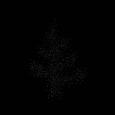 Parıldayan Parıldayan Holografik Parıltı Konfeti.