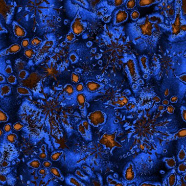 Mavi beyaz sihirli kar toprağı