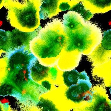 Suluboya Karışık Akış Noktaları, Noktalar, Yırtık Kenarlar. 