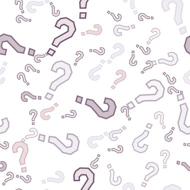 Kusursuz bir örnek. Soru işaretleri, şüphe, faq