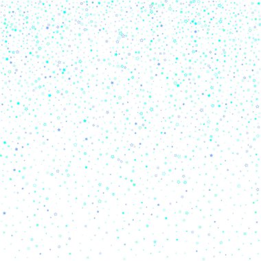 Mavi, turkuaz, turkuaz parıltılı yıldız konfetisi