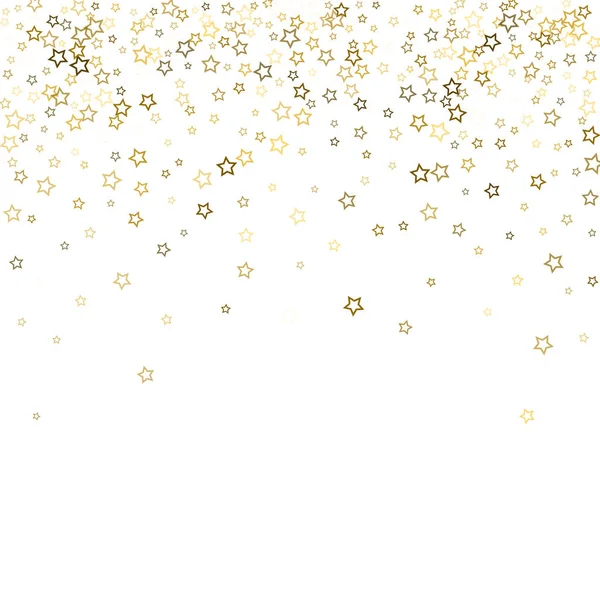 Brillo de oro confeti brillo — Vector de stock