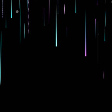 Hızlı Hareket Neon. Glare Dynamic. Düşen Parıltı.