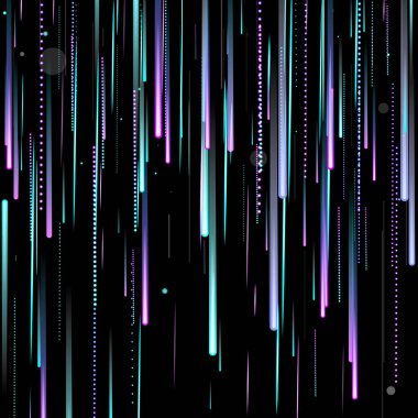 Hızlı Hareket Neon. Glare Dynamic. Düşen Parıltı.