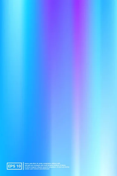 Holographique, Flou, Feuille Hologramme. Couleur pastel. — Image vectorielle