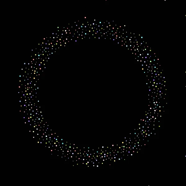 Confetti de chispa olográfica iridiscente del brillo. — Archivo Imágenes Vectoriales