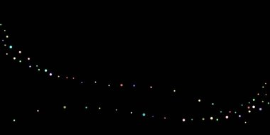 Parıldayan parlak gökkuşağı