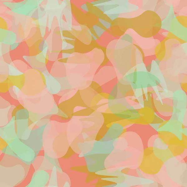 Camouflage Seamless Pattern. Militärische Tarnung — Stockvektor