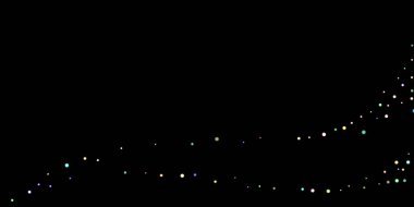 Parıldayan parlak gökkuşağı