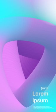 Dalgalı Geometrik Şekil. 