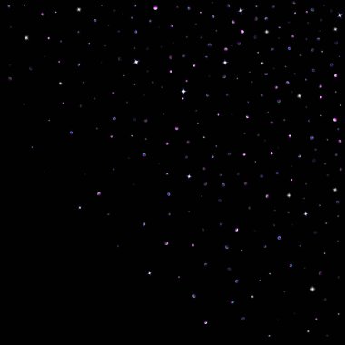 Mor parıltılı yıldız konfetisi küçük kıvılcım menekşesi