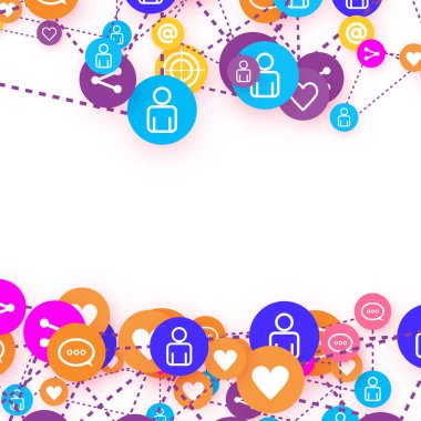 Sosyal medya pazarlaması, İletişim konsepti.