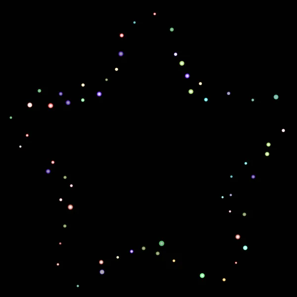 Arcobaleno cangiante glitter — Vettoriale Stock