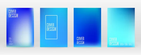 파텔 소프트. Vibrant Blue, Teal, Neon Concept. — 스톡 벡터