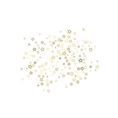 Altın parıltısı konfetisi parlıyor