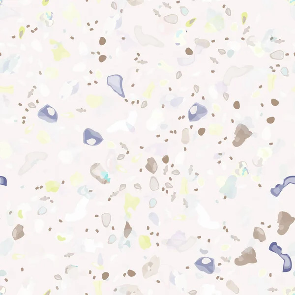 Vetor de Textura Terrazzo. Revestimento Padrão sem costura — Vetor de Stock