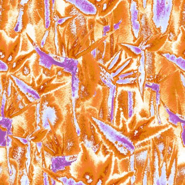 Tropikal orman egzotik çiçek desenleri parlak, pürüzsüz desenler sonsuz tekrarlar.